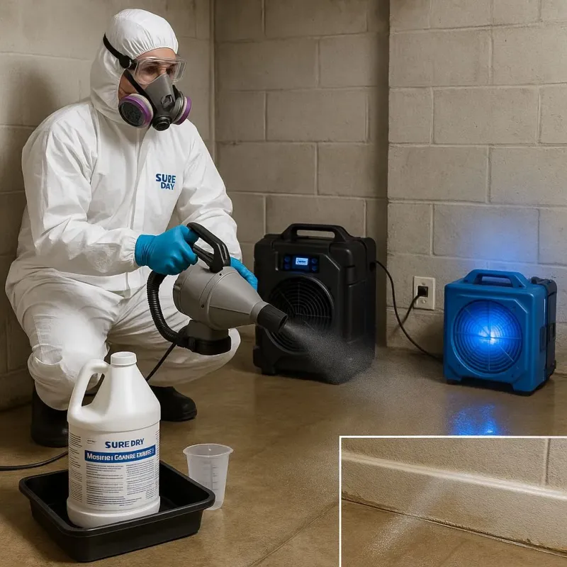 Sanitization and Odor Removal process in Newfane, NY